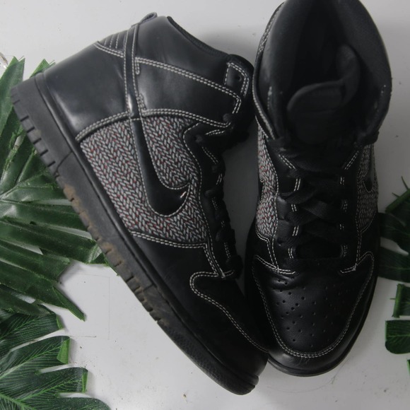 Nike Shoes - Nike Dunk High Black Women's Sneakers 002947 sz 8.5 Womens/7Youth